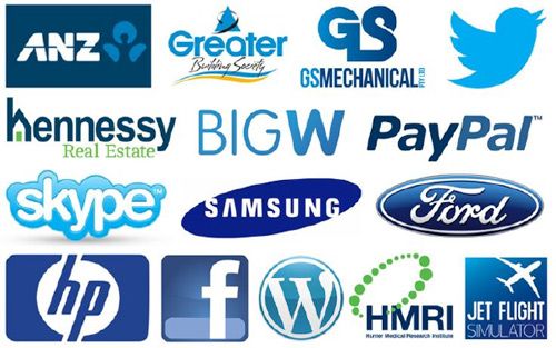 Colors branding blue