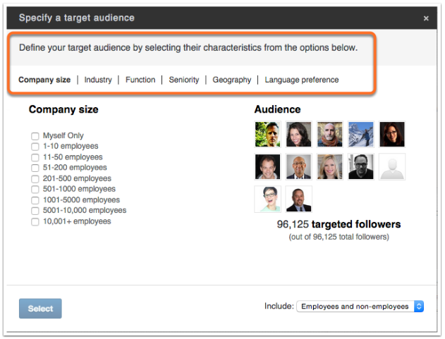 social selling automation LinkedIn audience
