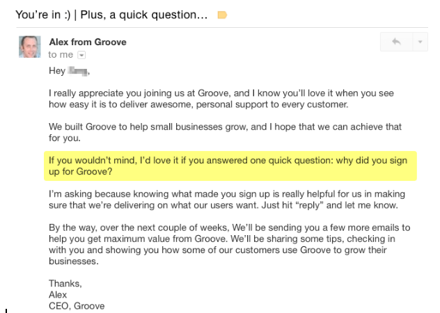 surveys customers client onboarding