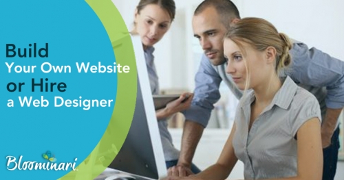 Should I build my own website or hire a professional web designer to help?