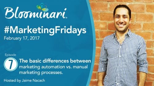 marketing fridays manual vs automated process